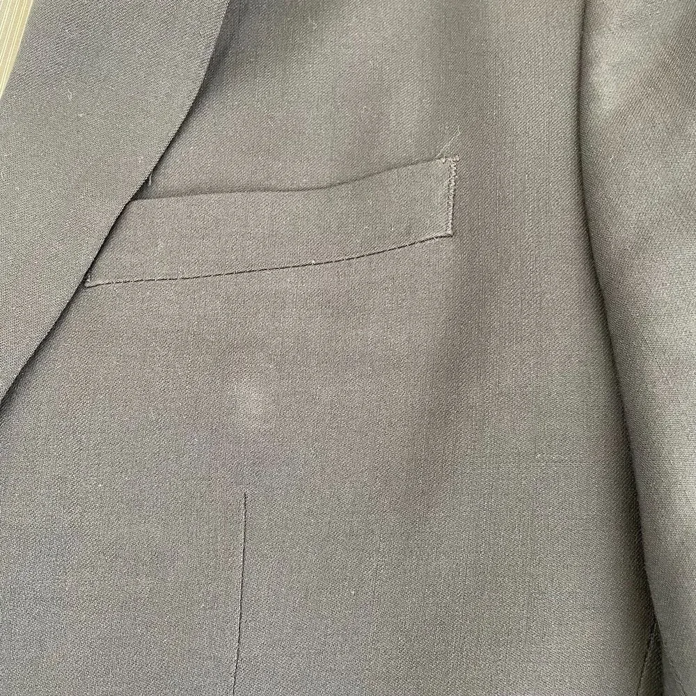 Banana‎ Republic Blazer Men 40R Navy F.LLI Cerruti Tailored Slim Fit Wool Blue